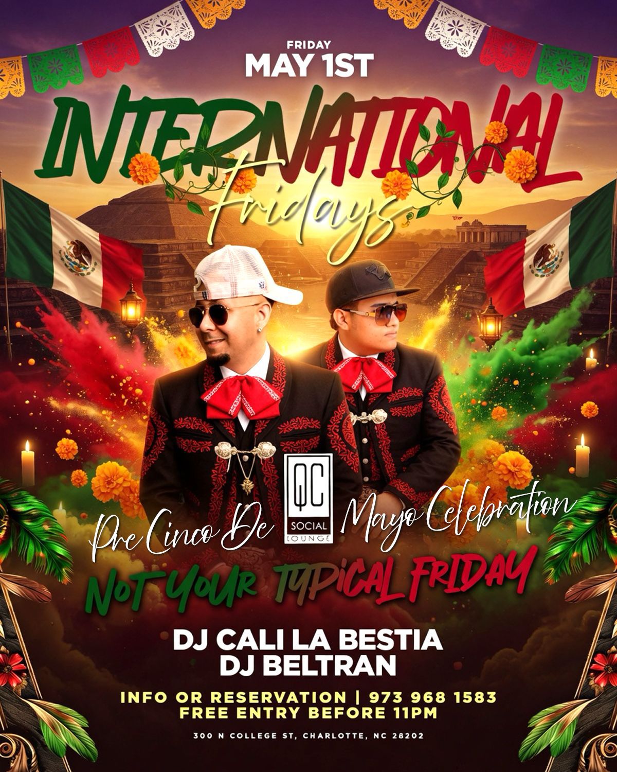 International Fridays event flyer